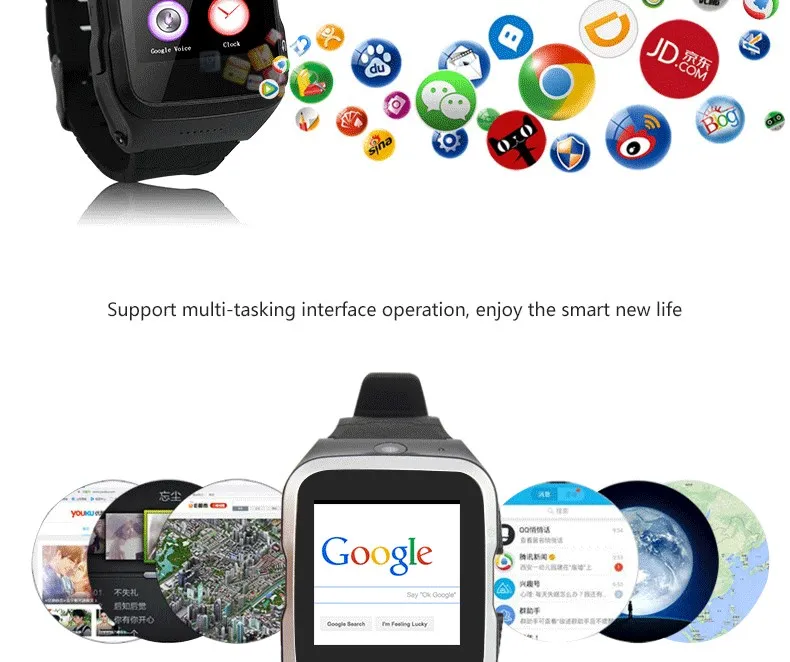 3g wifi Android 5,1 система Смарт часы телефон часы Поддержка SIM 5.0MP HD камера gps FM для Android iOS телефонов PK kw88 s99