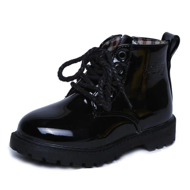 Кожаные ботинки для мальчиков и девочек тонкие на весну 2019|children martin boots|boots boysboots