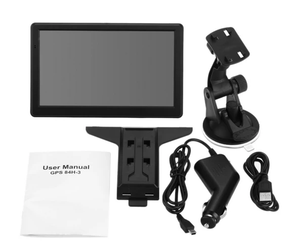 KMDRIVE " дюймовый HD Автомобильный gps навигатор SatNav 256/8GB навигаторы Bluetooth AV-IN FM MP3/mp4 плееры