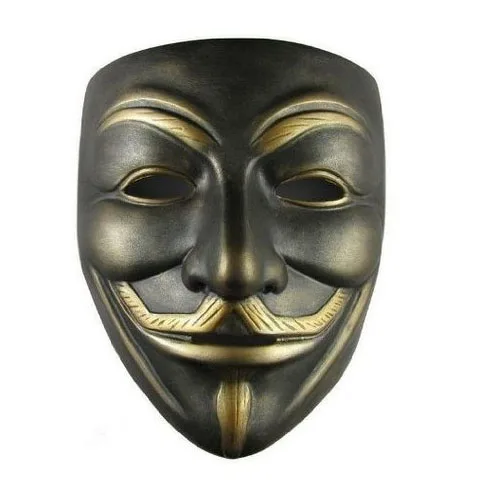 Косплей V для вендетты маскарадный аноним Guy Fawkes Необычные маски Смола маска