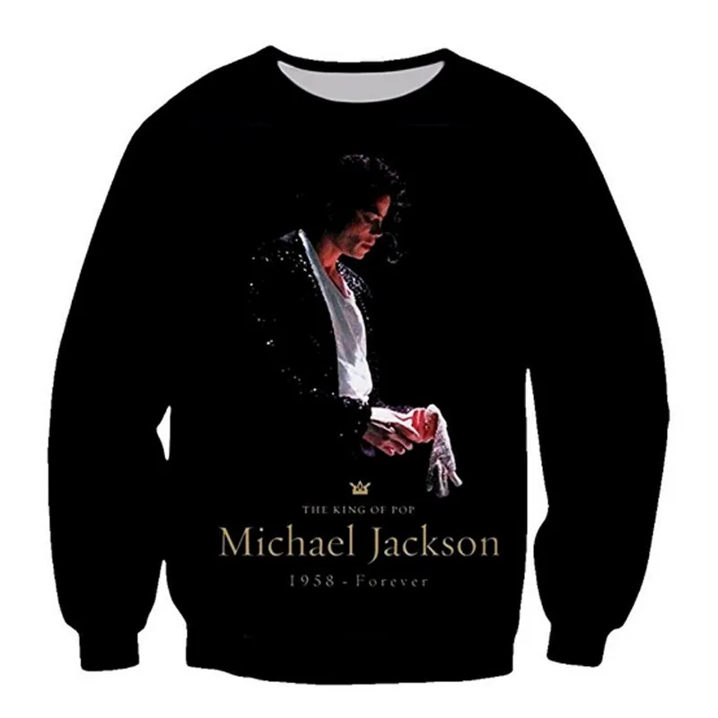 Новый навсегда MJ Майкл Джексон Дизайн 3D с капюшоном для мужчин и женщин Модная