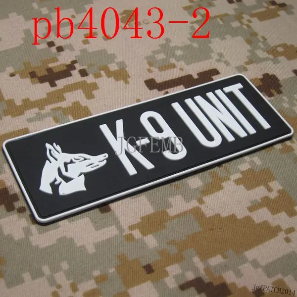 K-9 блок K9 собачья лапа боевой дух тактических военных 3D ПВХ патч