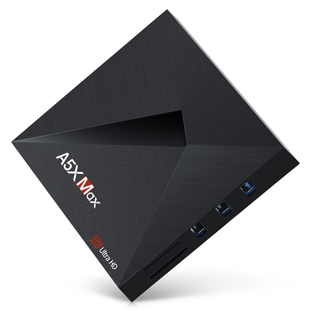 ТВ приставка A5X MAX на Android 8 1 4 + 32 ГБ 2 ГГц Wi Fi|ТВ-приставки и медиаплееры| |