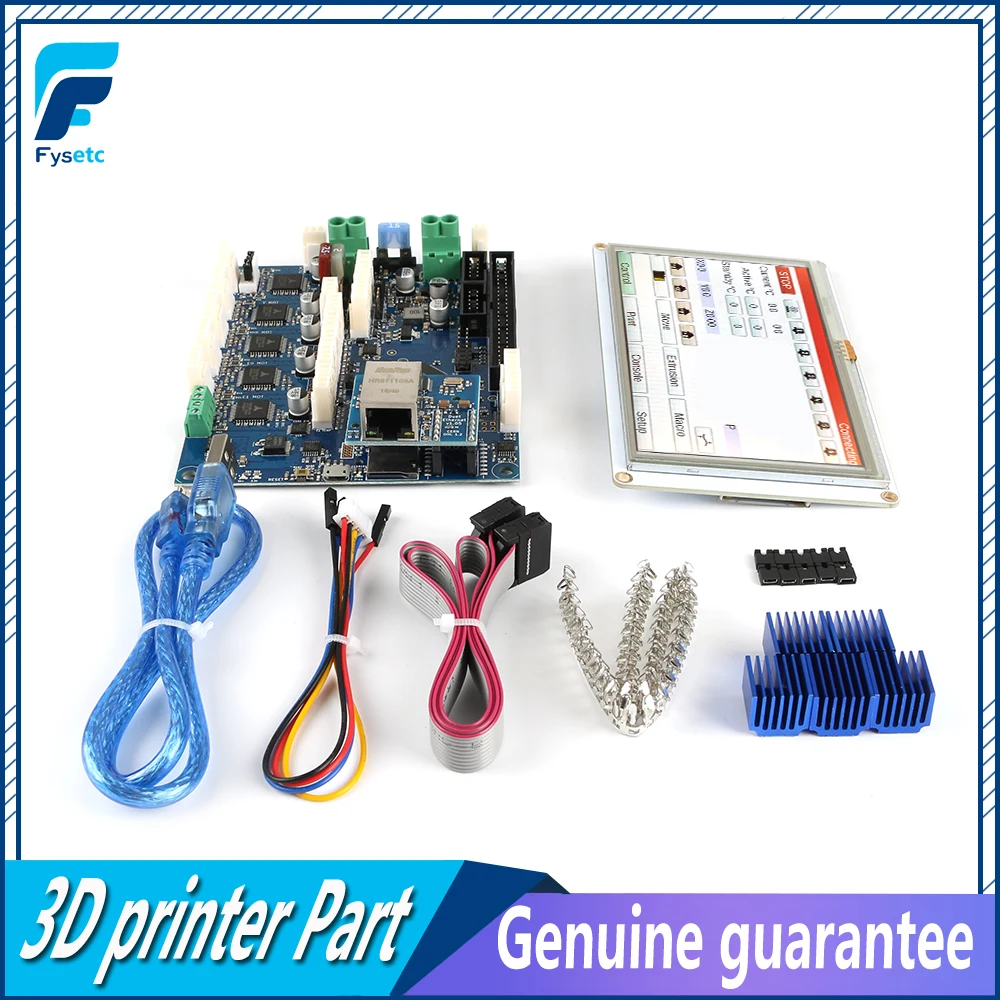 Clone Duet 2 Ethernet усовершенствованная 32 битная Электроника V1.04 с 5 дюймовым панелью 5i