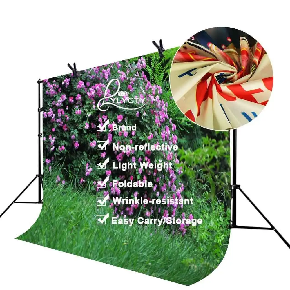 7x5ft Natural Scenery Backdrop Bouquets of Flowers Green Grass Photography Background and Studio Props | Электроника