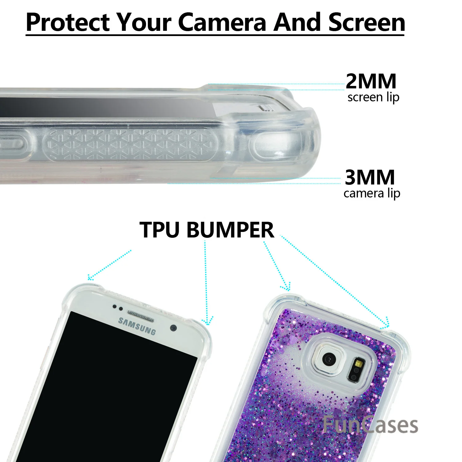 Чехол с розовым сердцем для samsung S6 Мягкая силиконовая задняя крышка портативный