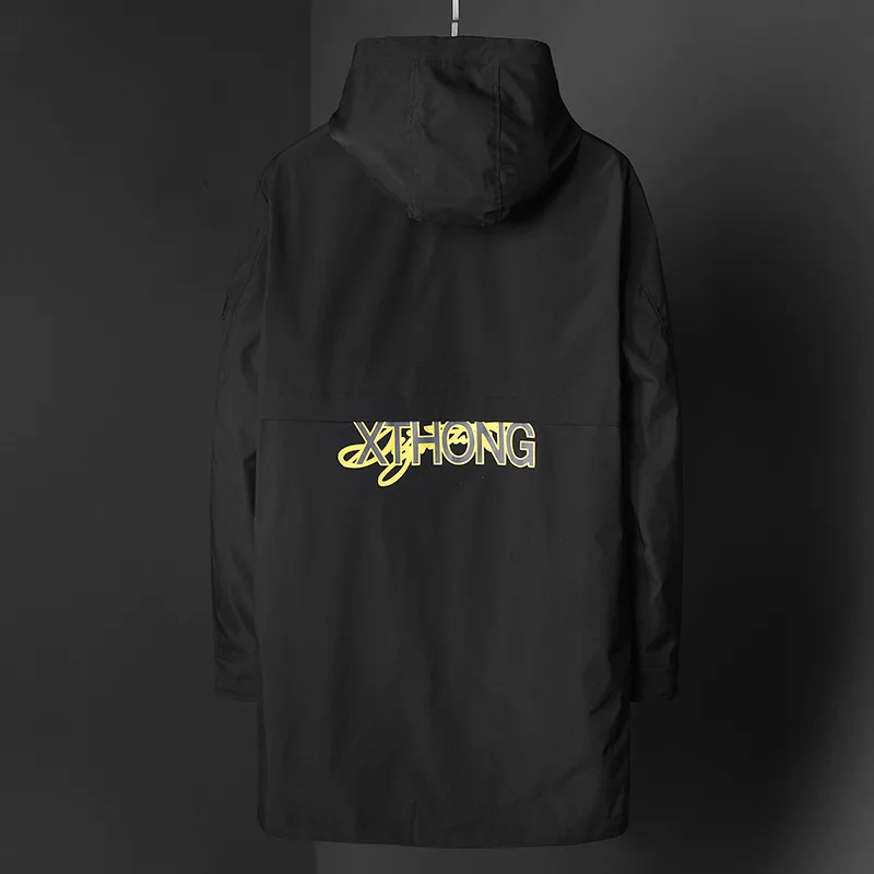 Тренчкот мужской классический двубортный длинная куртка в британском стиле