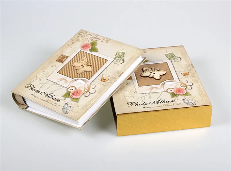 4D Большой 6-дюймовый интерт фотоальбом 200 страниц Скрап Бумага Детские Семья Скрап альбомы свадебный фото альбом Скрапбукинг альбом