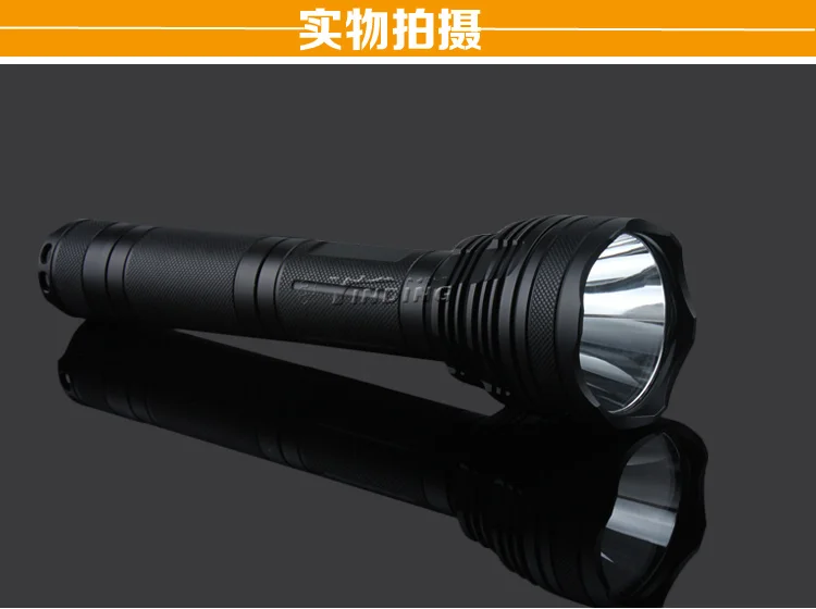 YINDING Cree XM-L2 1000 лм+ 10 Вт Светодиодный светильник на открытом воздухе с длинными кадрами из алюминиевого сплава, мощный светильник с водонепроницаемой батареей 2*26650/18650