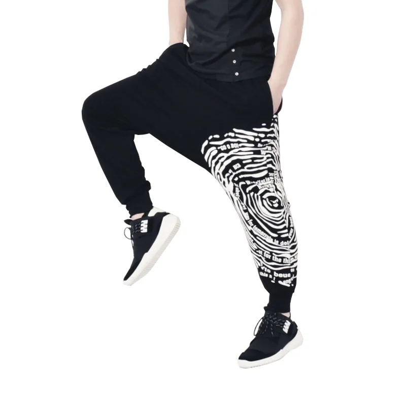 Новинка весна-лето 2017 Мужская одежда модные повседневные брюки с большим шаговым