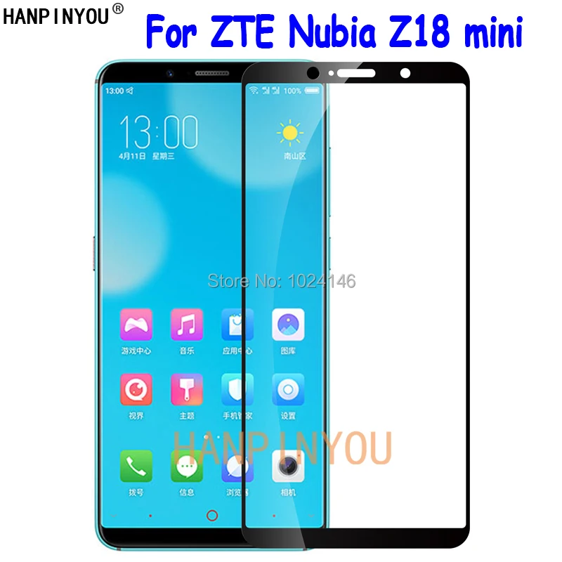 Для ZTE Nubia Z18 mini Z18mini 5 7 &quotПолное покрытие закаленное стекло Защита экрана Ультра
