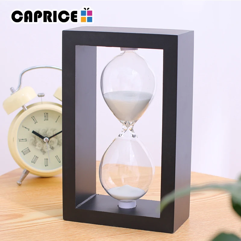 Песочные часы с таймером на 60 минут бесплатной гравировкой песочные деревянные