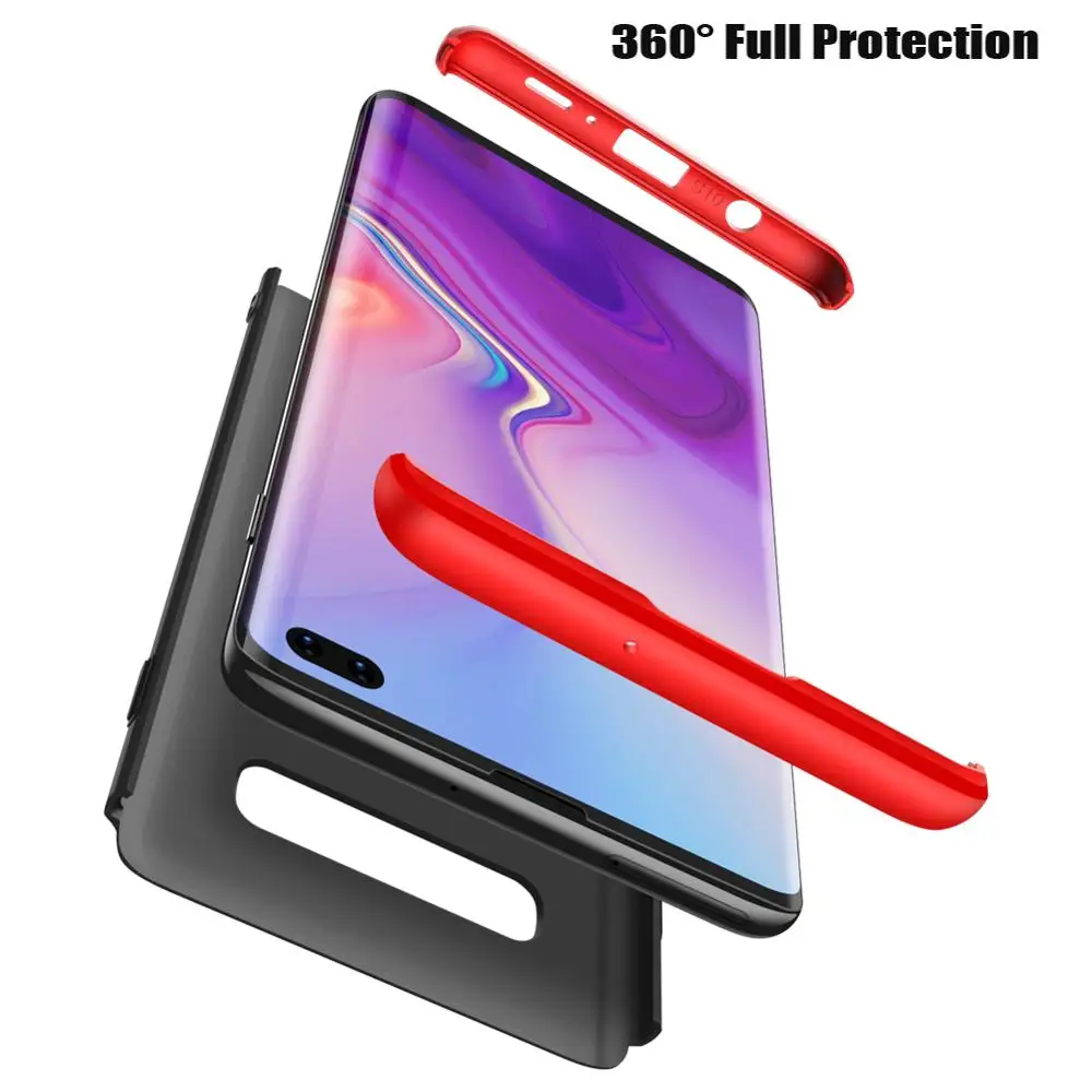 full protection case For Samsung Galaxy S10+ S10 Plus shockproof 3 in one luxury hard phone cover for Lite 5G |
