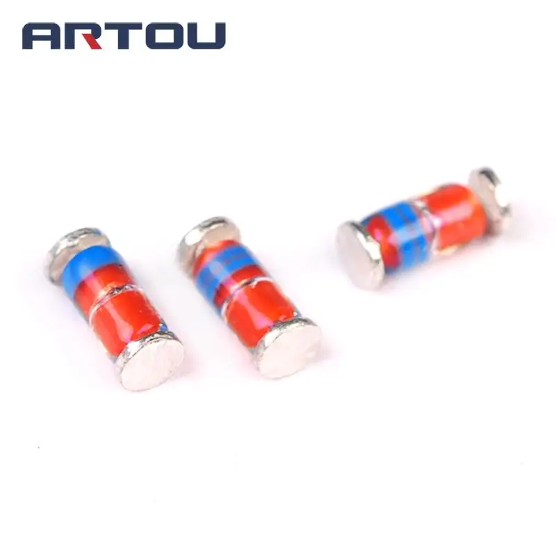 100 шт. 1N4148 LL4148 SMD SMT диодный коммутационный сигнал|smd switch|signal diodesmd diode |
