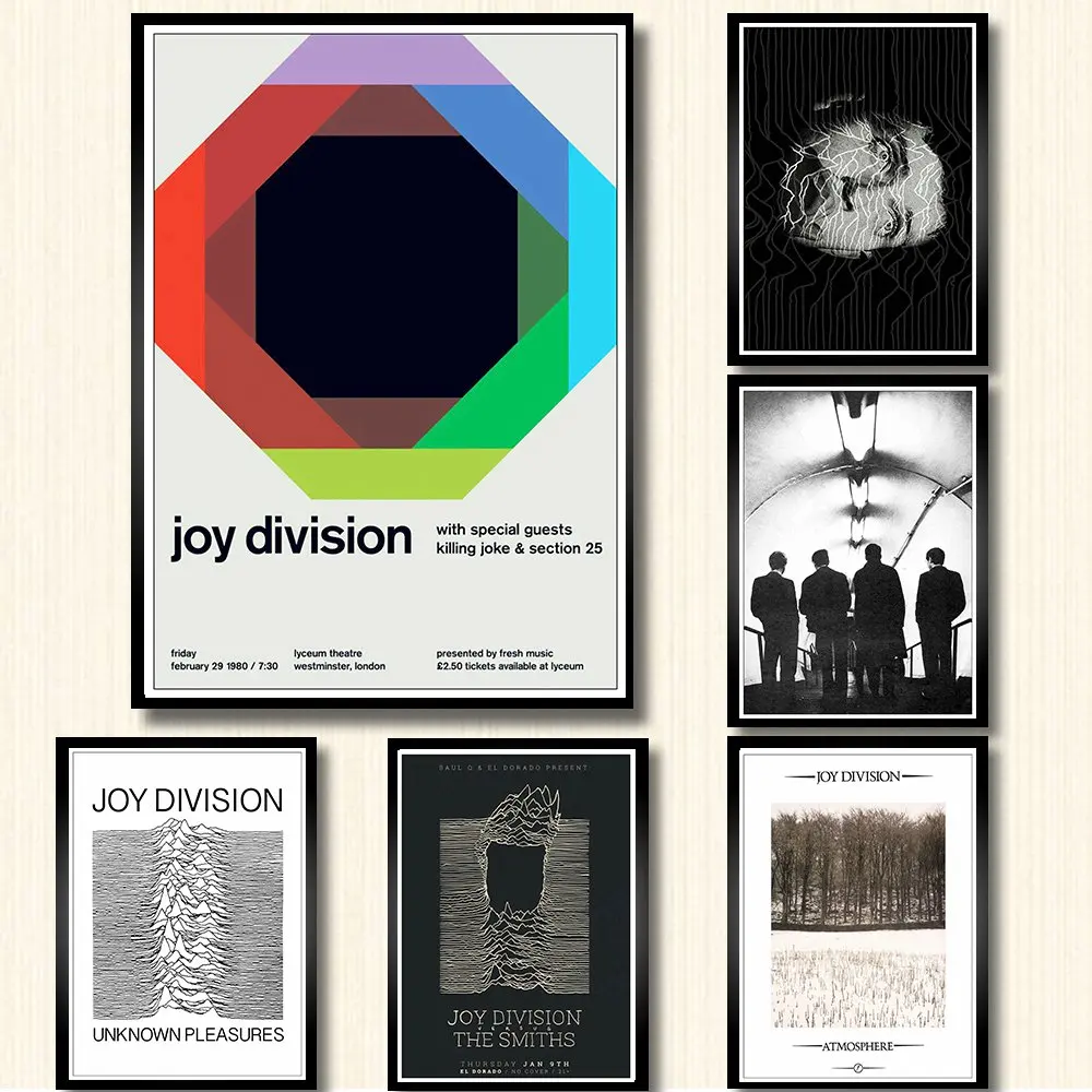 Панк музыка Joy Division плакат белая бумага с покрытием печать живопись стены комнаты украшение стены художественный плакат