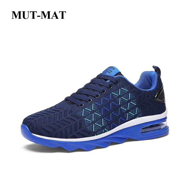 

2019 Autumn Sports Shoes Man Blade Fly Woven Men's Sneakers Cushion Mesh Shoes Breathable Comfortable Walking Shoes Male
