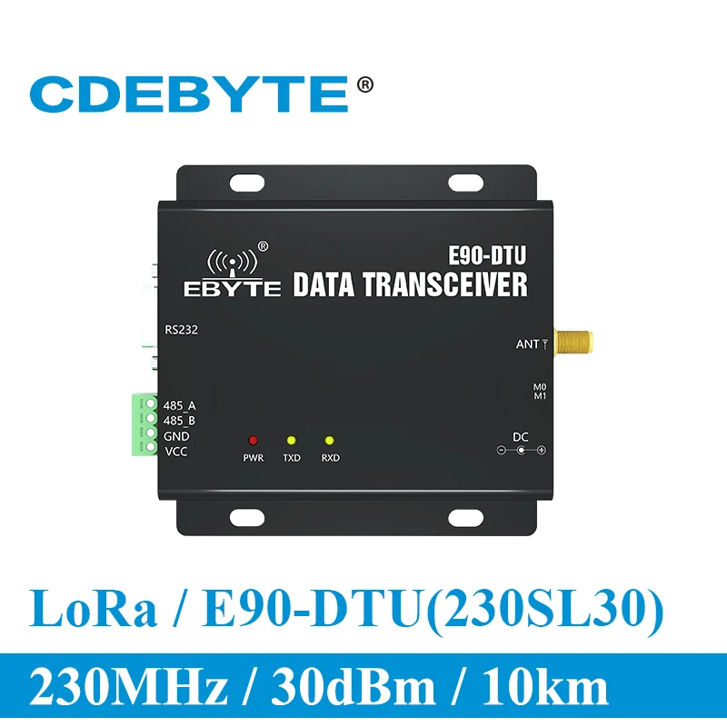 

LoRa 1W Modem RS232 RS485 230MHz RSSI Relay E90-DTU-230SL30 IoT vhf Wireless Transceiver Module 30dBm Transmitter and Receiver