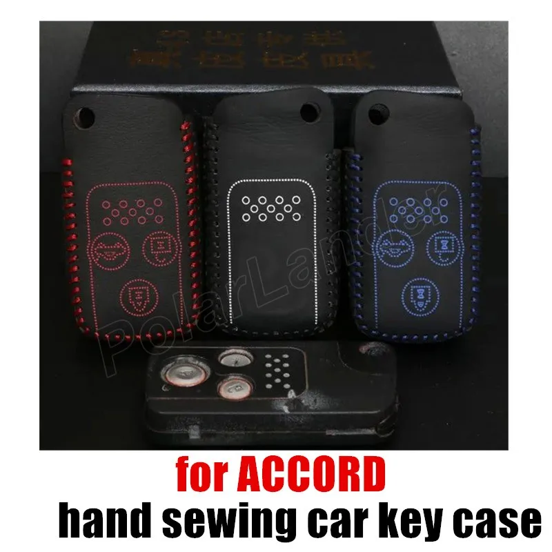 Лучший подарок для ручного шитья чехол автомобильного ключа стайлинга