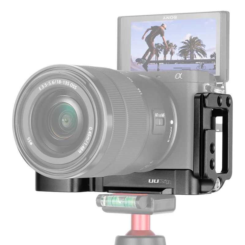 UURig R006 для SONY A6400 Vlog Quick Release L Plate Veritical Bracket Holder рукоятка из алюминиевого сплава