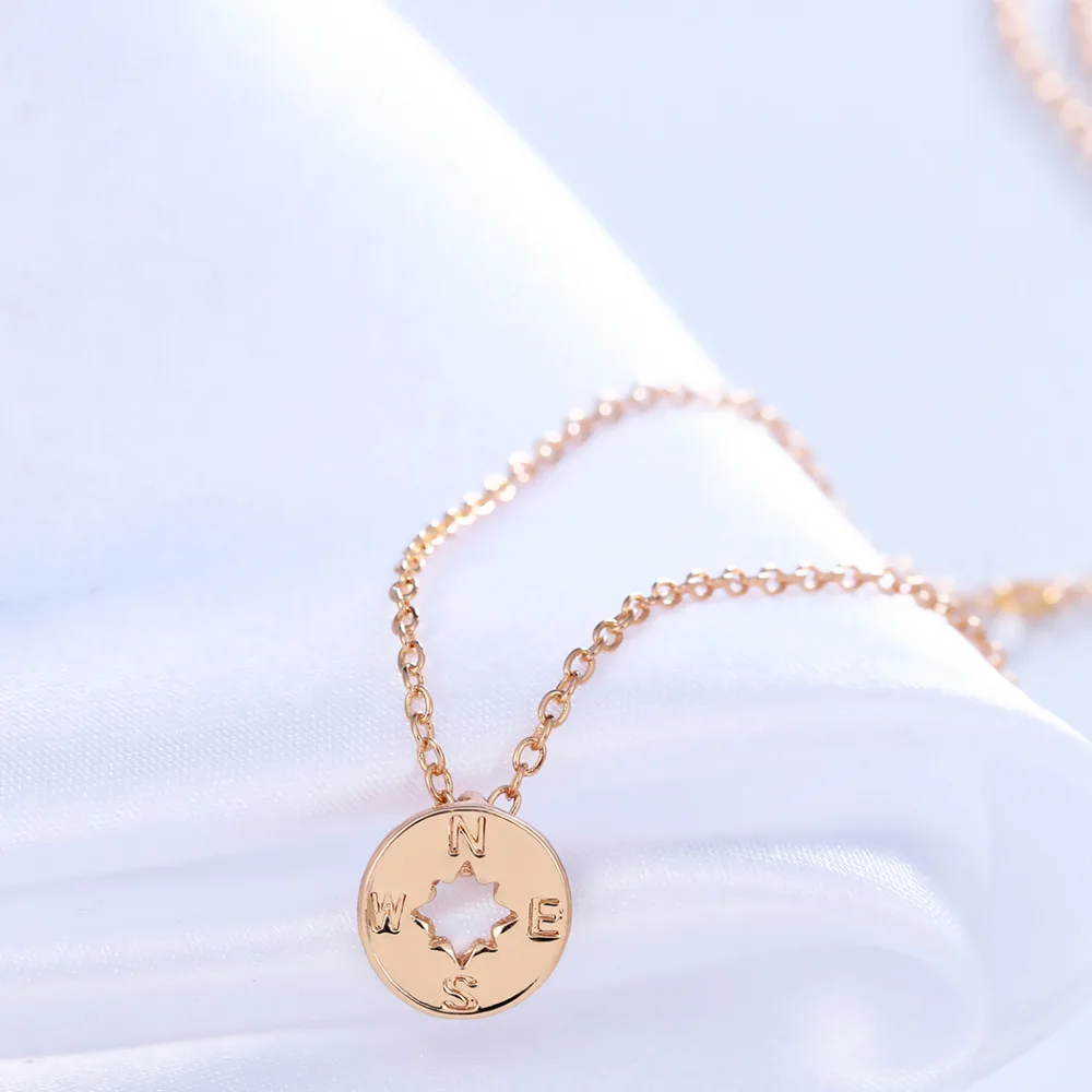 Kinitial 10 шт. Новый компас Neklace ювелирных простые Подвески compas кулоны для женщин