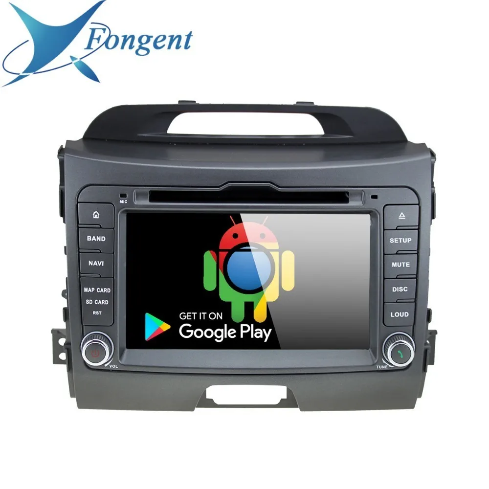 Для Kia Sportage 2010 2011 2012 2013 2014 2015 автомобиля GPS навигатор Android 9 0 головное устройство DVD