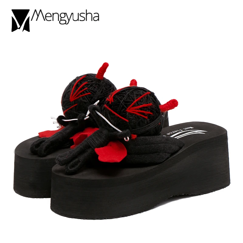 Известный бренд дизайнерские тапочки с героями мультфильмов вязаные шлепанцы на