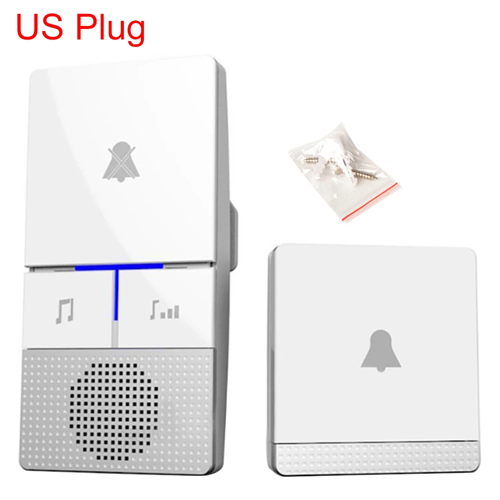 Домашняя безопасность беспроводной дверной звонок Водонепроницаемый сенсорный кнопка дверной Звонок