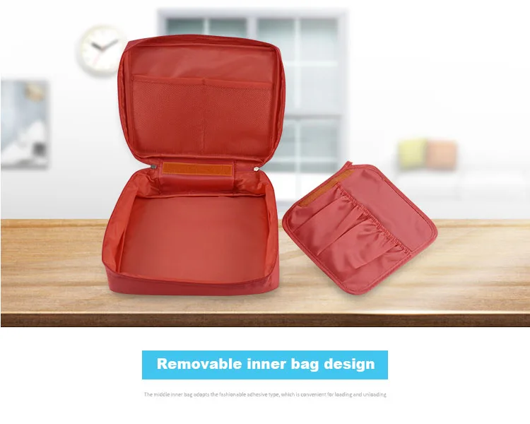 Простая сумка для хранения медицинских препаратов серого цвета женщин