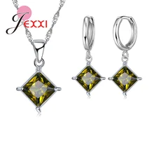 Комплект из колье и серёг серебра 925 пробы|set necklace|set necklace earringnecklace