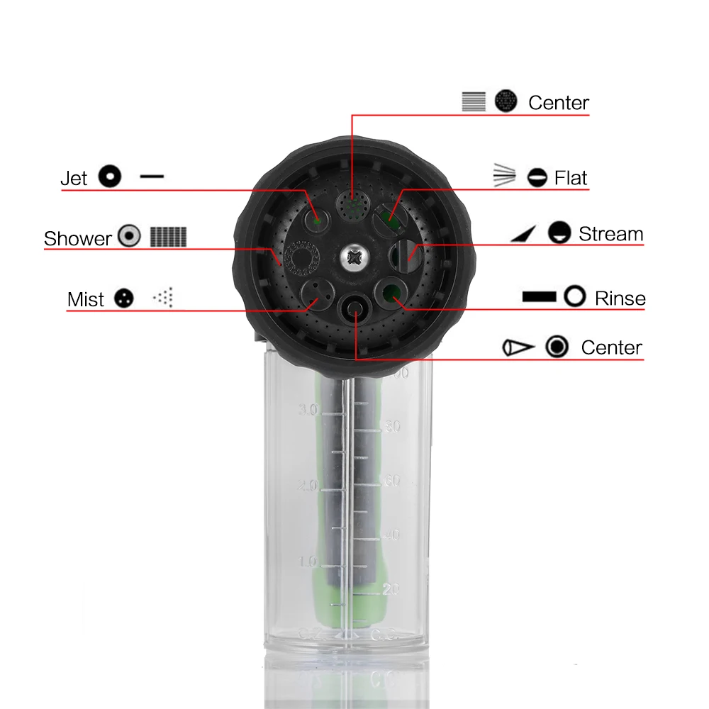 

AOZBZ Professional Multifunction Auto Car Foam Water Gun Car Washer Water Gun High Pressure Cleaning Home Car Washing Foam Gun