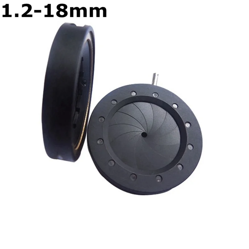 1 2 18 мм Диаметр усиления зум оптическая диафрагма диафрагмы конденсатор 12 лезвий