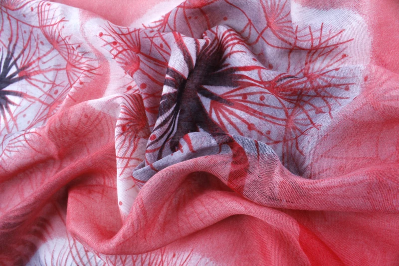 2016 Весна Лето Женщин Мода Полиэстер одуванчика Шарф 180 см * 90 7 Цвета|fashion mp3|fashion silk