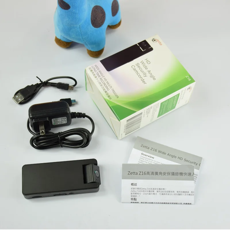 Беспроводная камера Zetta с широкоугольной камерой 160 градусов и встроенным