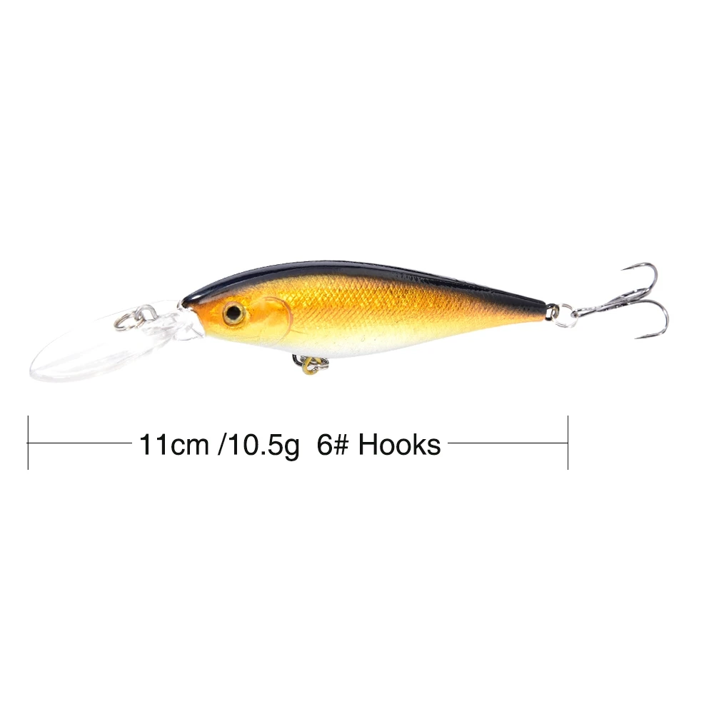 9 Peche Leurre гольян воблер для рыболовной наживки Swimbait для карпа рыболовные приманки Iscas Artificiais жесткие приманки Pesca Jerkbait - Цвет: 9
