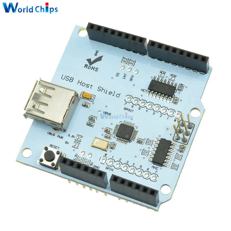 USB-хост Shield 2 0 для Arduino MEGA ADK совместимый с Google Android | Электронные компоненты и