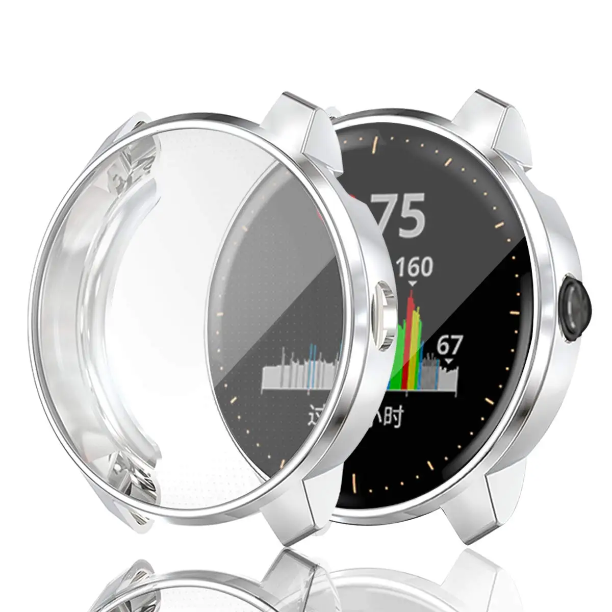 Защита экрана устойчивый к царапинам мягкий чехол для часов Garmin Vivoactive 3 музыка полное покрытие бампер светильник ТПУ оболочка аксессуары
