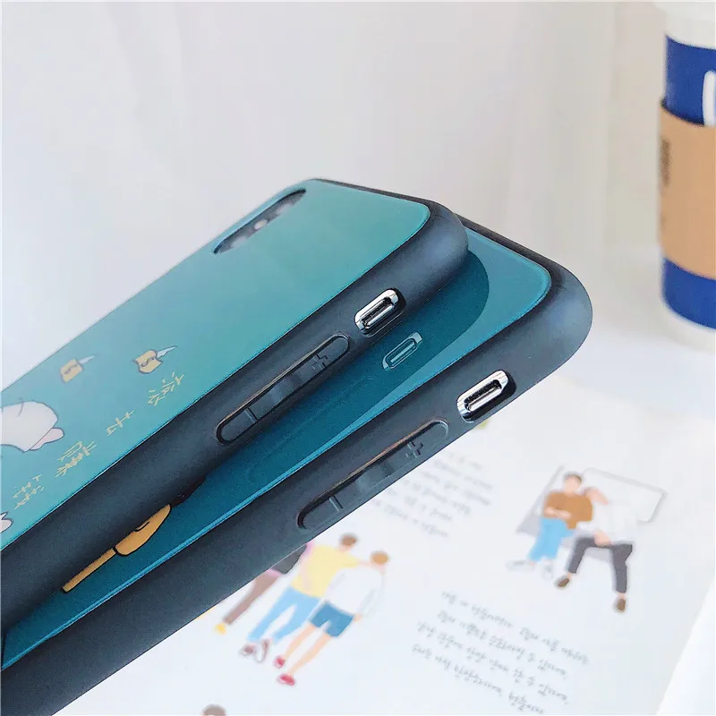 Go to make money чехол из закаленного стекла для iPhone XR XS MAX X 6 6s 7 8 Plus ожидая в линии