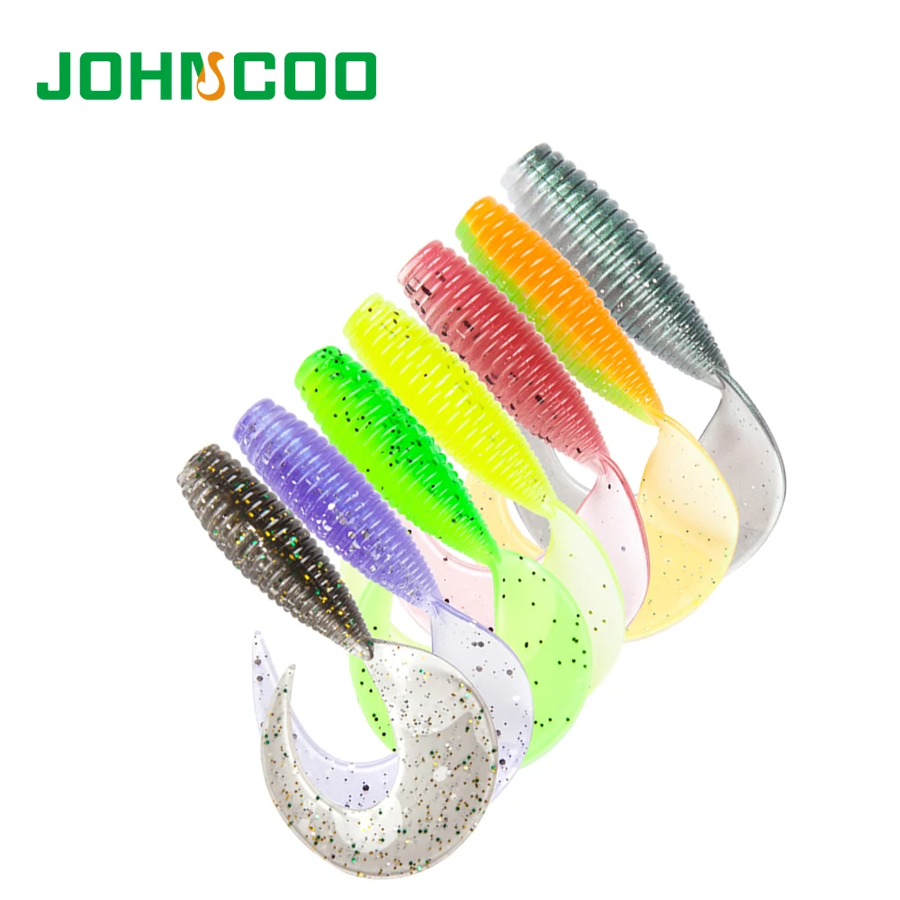 JOHNCOO 6 шт. приманки для рыбы мягкие искусственные 45 мм 5 4 г рыболовные хвосты