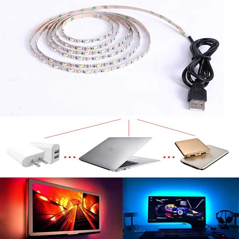 Водонепроницаемая светодиодная лента 5 В RGB 3528SMD|Светодиодные ленты| |