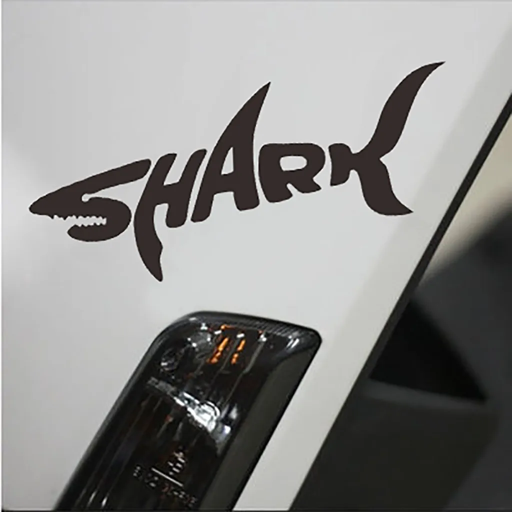 Креативная идея Carsticker акула форма слова Правописание личности отражающая