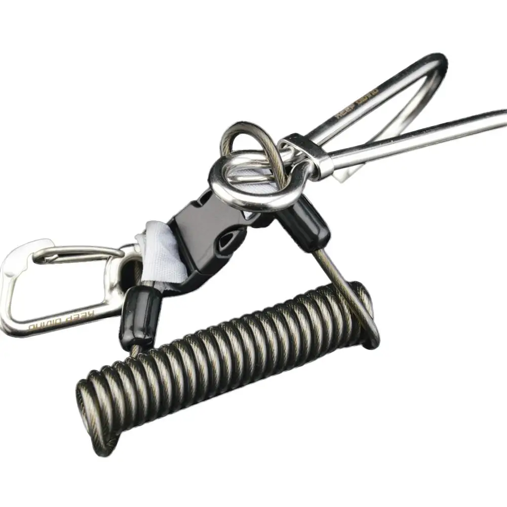 Монтажный пружинный Канат из нержавеющей стали рифовый крюк (двойной крючок)
