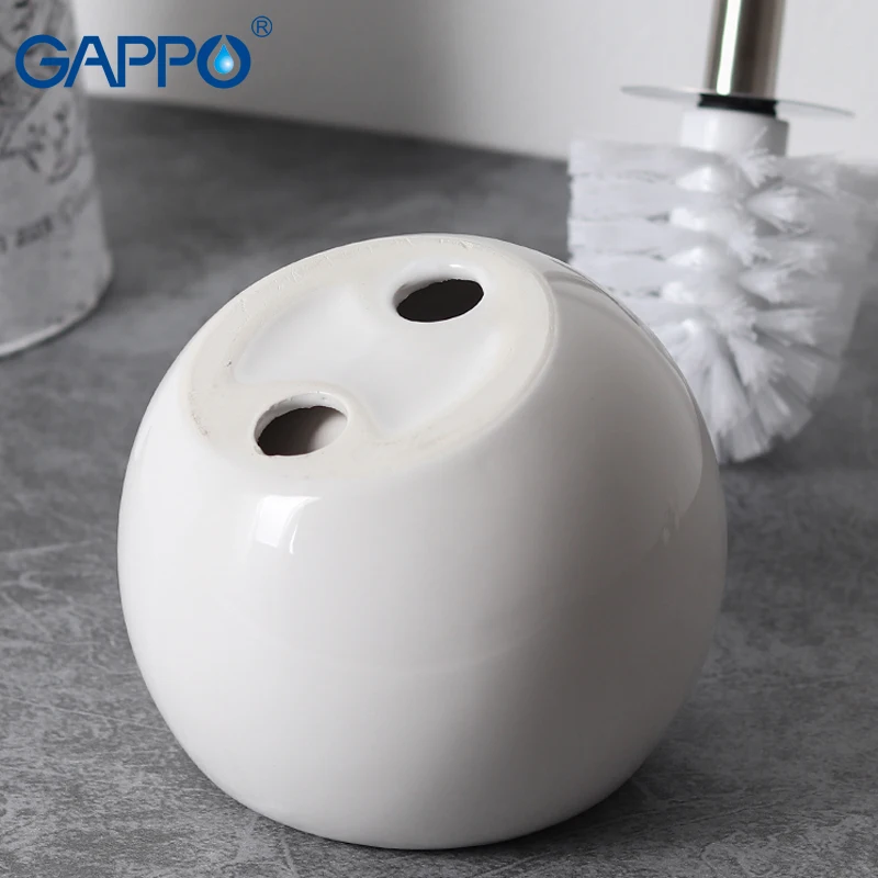 Держатель для туалетной щетки GAPPO белые настенные аксессуары ванной комнаты