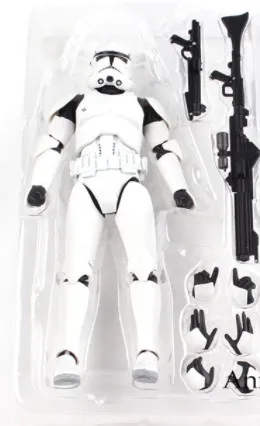 no retail box 15 см Звездные войны СВЧ Клон Trooper PHASE II/PHASE I капитан дэт труп ПВХ фигурка Коллекционная модель игрушки куклы - Цвет: no retail box