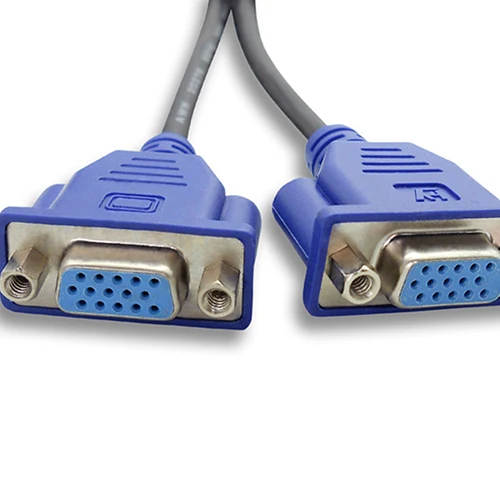 DMS-59 Pin to 2 Dual VGA 15 Female Ports Splitter Adapter Cable Connectors | PC Hardware Cables &amp Adapters