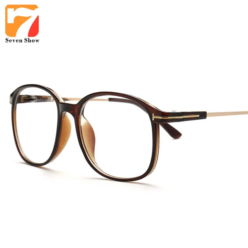 Квадратные очки TF для мужчин металлическая оправа Брендовые женщин большие