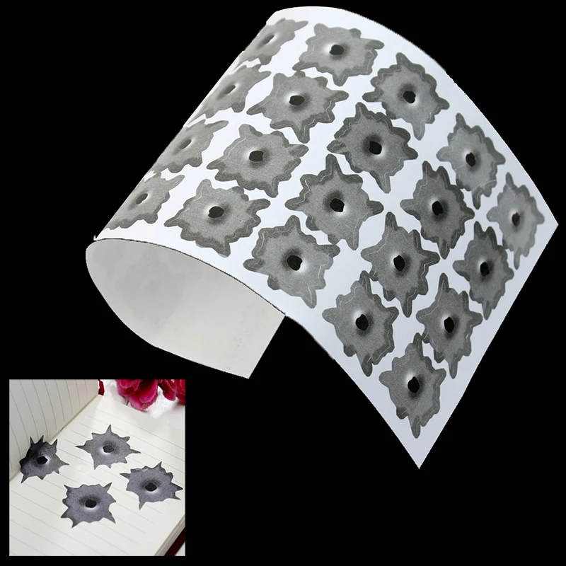 32 Bullet Hole Orifice Sticker Graphic Decal Shothole Car Auto Helmet Windows Free shipping MD242 |