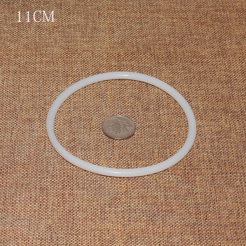 11cm Прочные пластиковые поделки большое кольцо «Ловец снов» DIY аксессуары белый круглый обруч - Цвет: 11cm