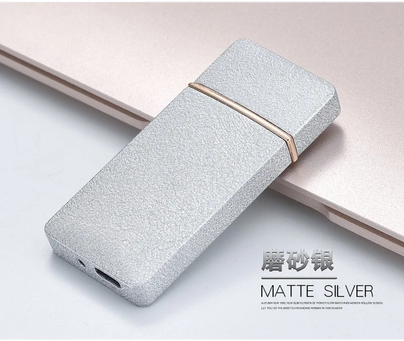 Оригинальность металла двухсторонний точечный детектор дыма Usb зарядка электрическая зажигалка мужской подарок