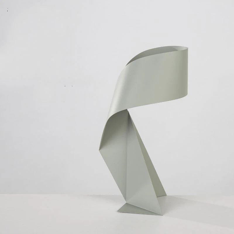 Makaron простая Светодиодная настольная лампа скандинавские креативные постсовременные дизайнерские настольные лампы для спальни декор для гостиной светодиодная железная настольная лампа - Цвет абажура: gray