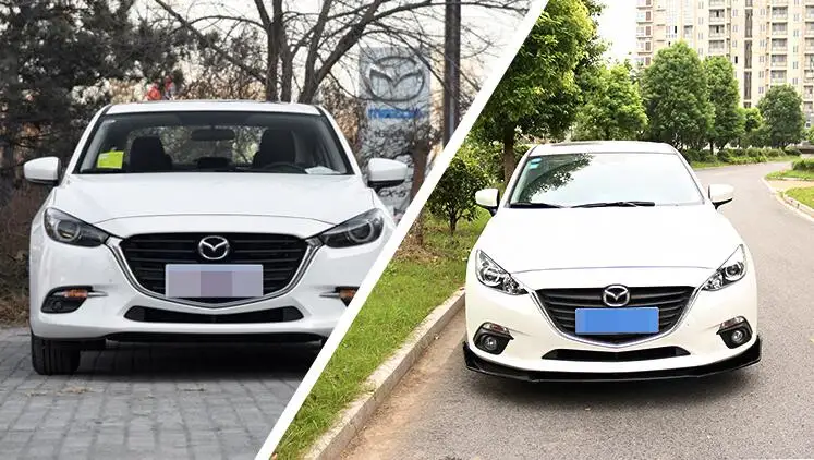 Для MAZDA 3 Axela ABS защита выхлопного отверстия заднего бампера для- Axela набор бампер задняя Передняя Лопата задний спойлер